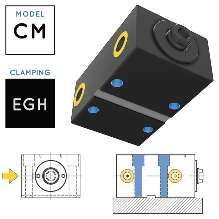 V450CM Block Cylinder • clamping EGH