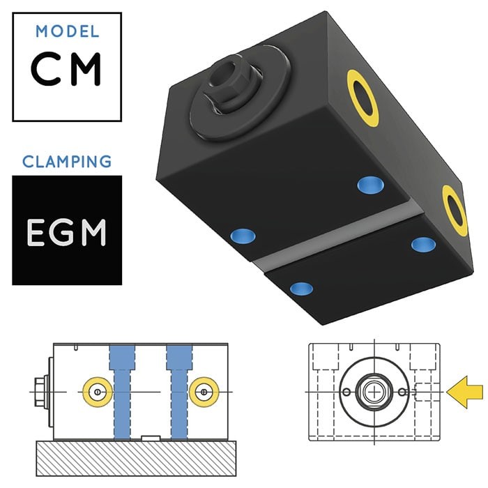 V450CM Block Cylinder • clamping EGM