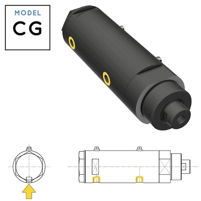 V270CG Cilindro Idraulico Autobloccante