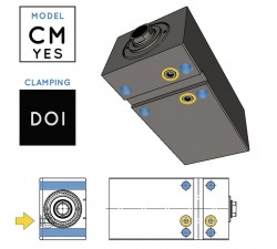 V450CM-YES Cilindro Idraulico • fissaggio DOI