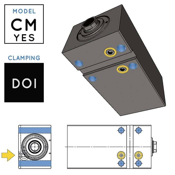 V450CM-YES Block Cylinder • clamping DOI