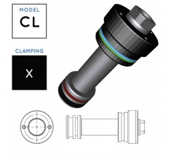 V400CL Integrated Hydraulic Cylinder • clamping X, threaded cartridge