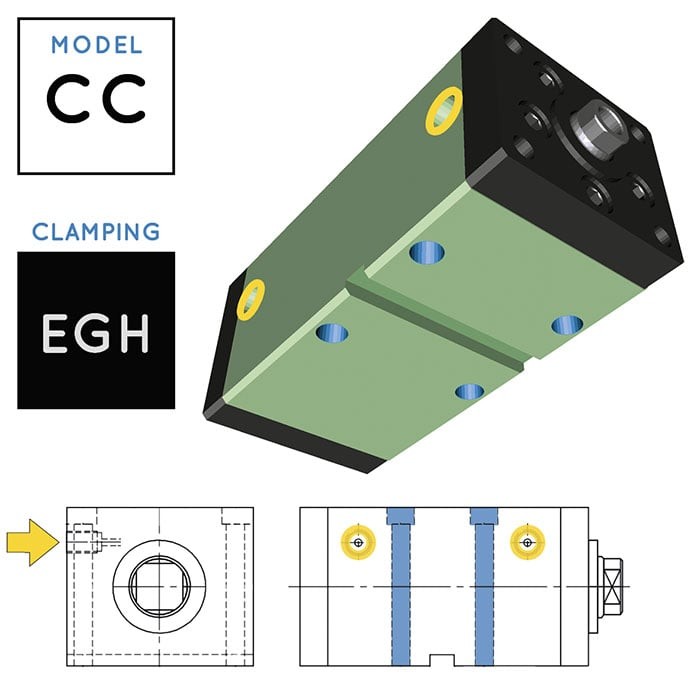 V220CC Block Cylinder • clamping EGH