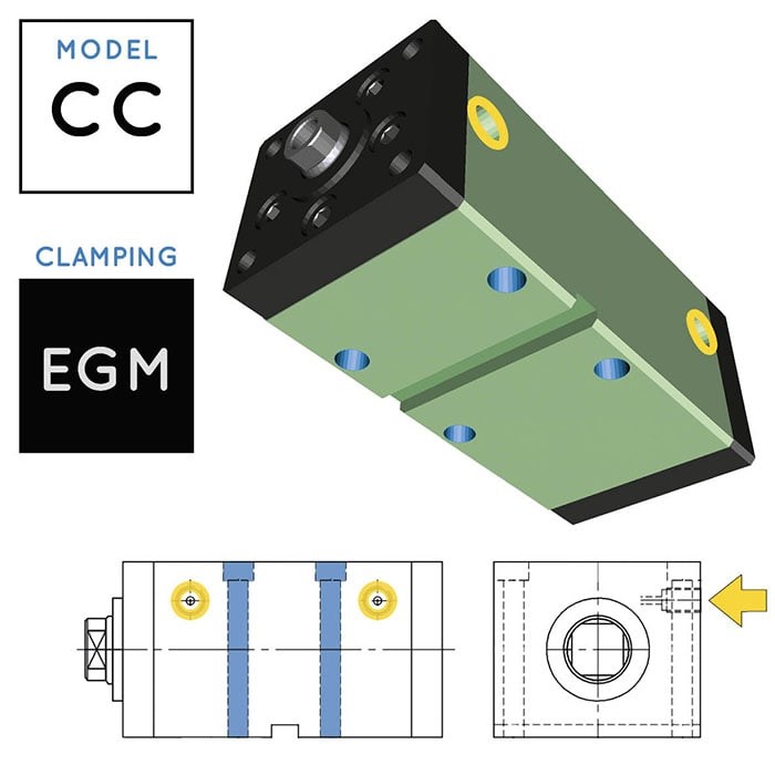 V220CC Block Cylinder • clamping EGM