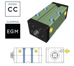 V220CC Cilindro Idraulico • fissaggio EGM