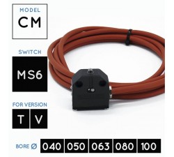 MS6 Micro Meccanico 180 °C • Cilindri Idraulici V450CM • versioni T - V • alesaggi Ø 040, 050, 063, 080, 100