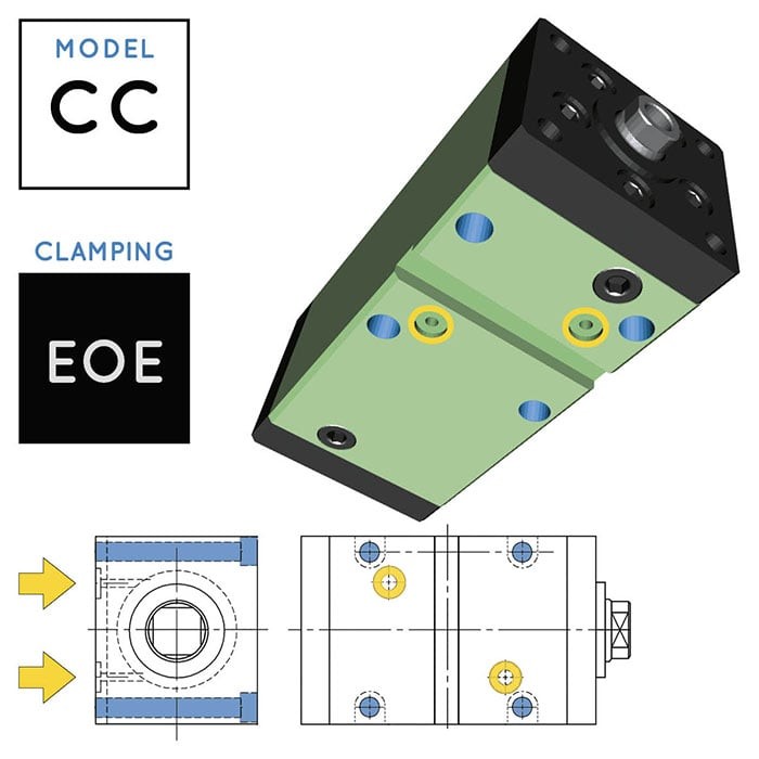 V220CC Block Cylinder • clamping EOE