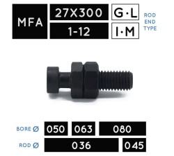 MFA27X300 • MFA1-12 • Tenon • tige Ø 036, Ø 045