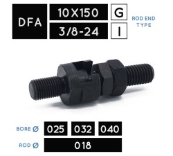 DFA10X150 • DFA3/8-24 • Testa a martello con femmina • stelo Ø 018