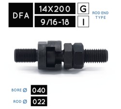 DFA14X200 • DFA9/16-18 • Hammerkopf mit Gegenstück • Kolbenstange Ø 022