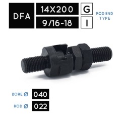 DFA14X200 • DFA9/16-18 • Hammerkopf mit Gegenstück • Kolbenstange Ø 022