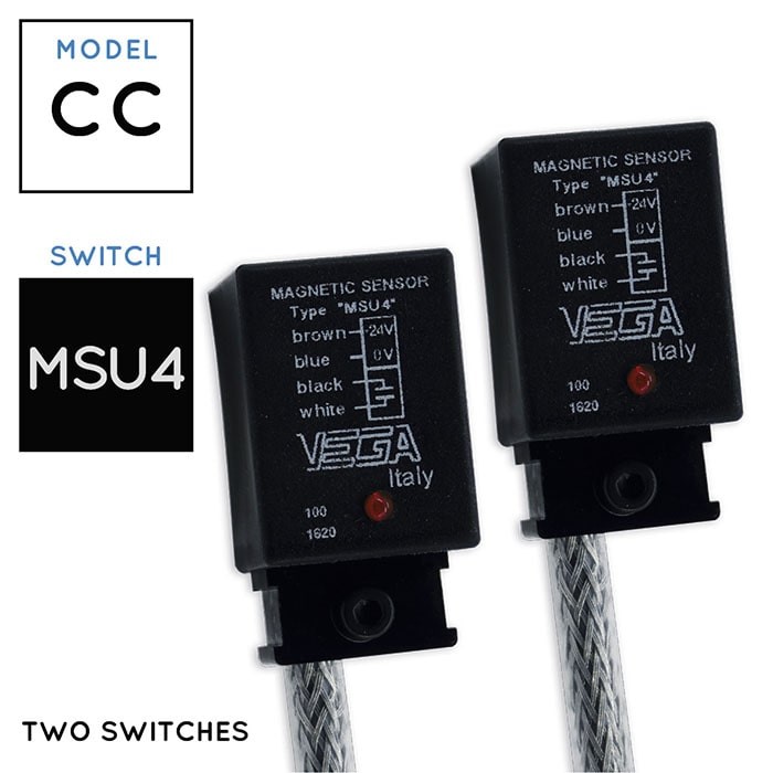 MSU4 • 2 Magnetic Switches • Hydraulic Cylinders V220CC