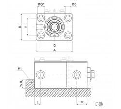 V250CE Block Cylinder • clamping EGH