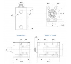 V250CE Block Cylinder • clamping EGM