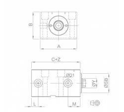 V450CM Block Cylinder • clamping EGH