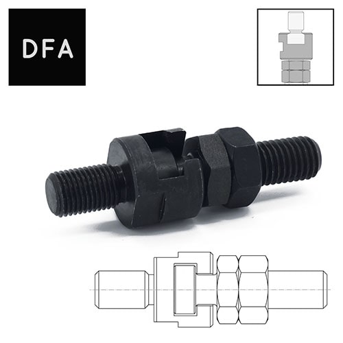 DFA Tenon avec femelle Accessoires de la tige