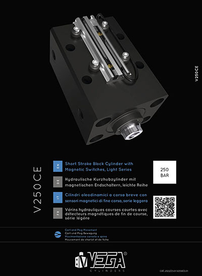 V250CE Vérins Blocs Hydrauliques courses courtes