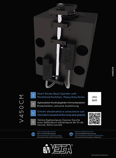 V450CM Vérins Blocs Hydrauliques robuste course courte