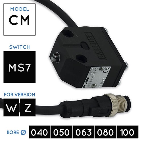 MS7 Détecteurs mécaniques avec connecteur