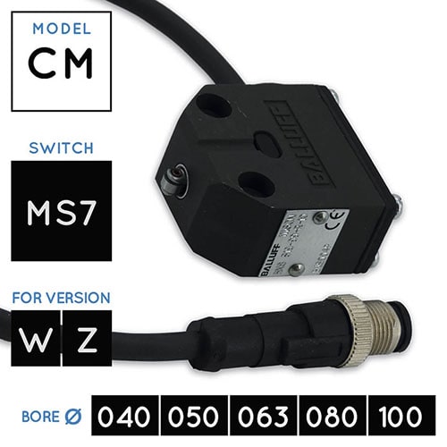 MS7 Mechanische Endschalter mit Stecker